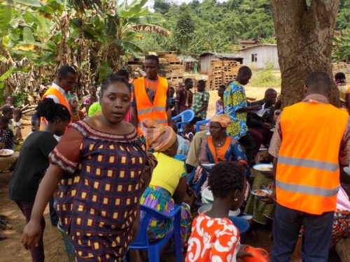 Manifestation &agrave; Tiagba